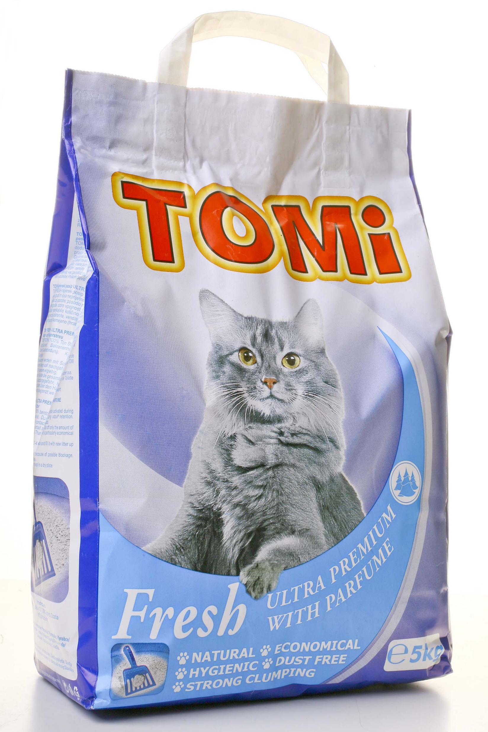 TOMI Posip za mačke sa mirisom bora Ultra Premium Fresh 5kg