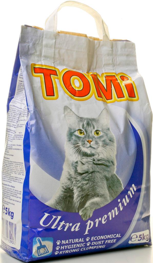 TOMI Posip za mačke Ultra Premium 5kg plavi
