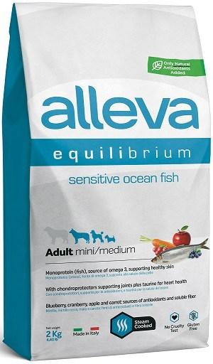 Alleva Equilibrium Mini Medium Adult Sensitive Hrana za pse, Ukus okeanske ribe, 2kg