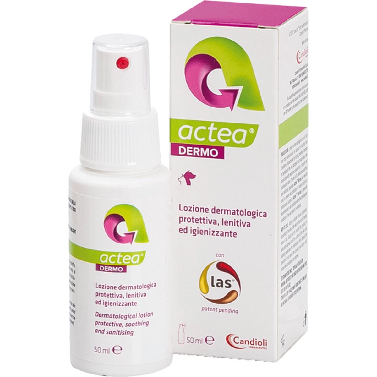 CANDIOLI Actea Dermo Losion za zaštitu, umirivanje i dezinfekciju kože pasa 50 ml