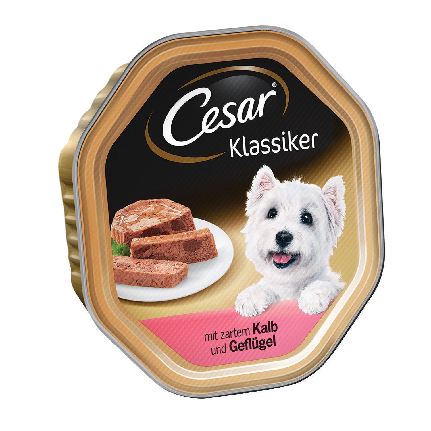 Selected image for CESAR Pašteta za pse Teletina i živina 150g