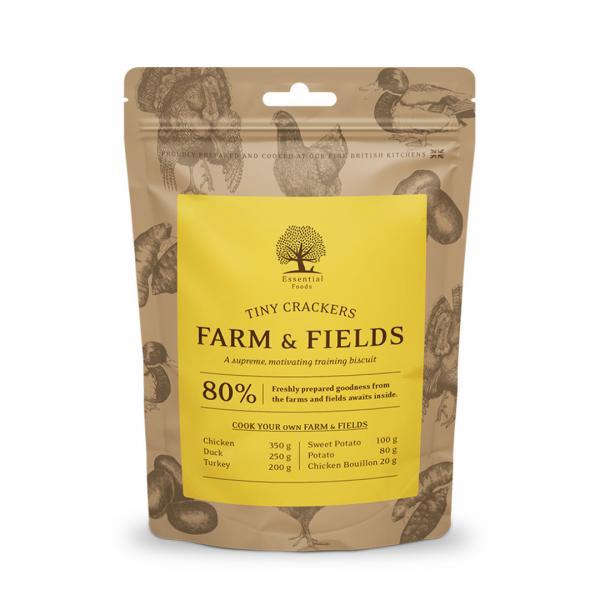 Essential Poslastica za pse Farm & Fields Tiny Crackers 100g