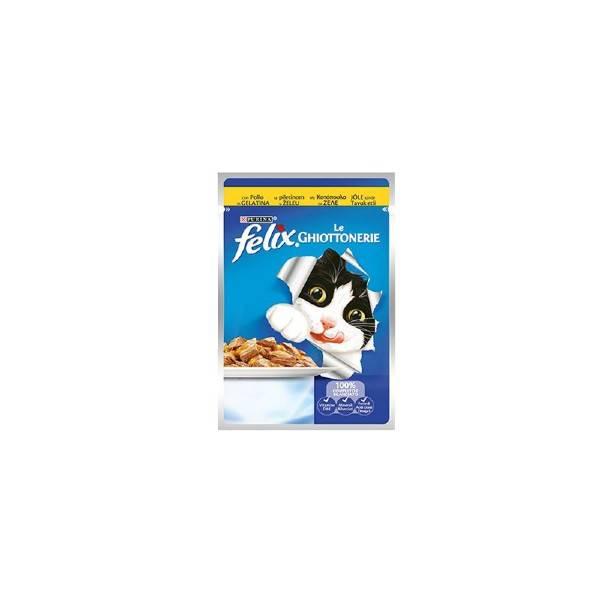 FELIX Vlažna hrana za mačke, Ukus piletine, 85g
