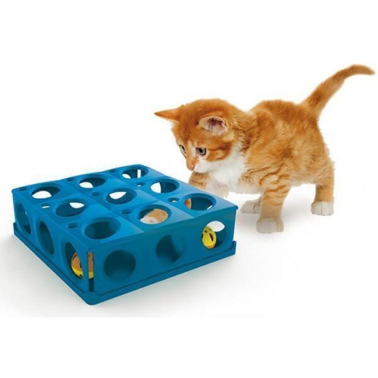 GEORPLAST Interaktivna igračka za mačke sa 2 lopticeTricky