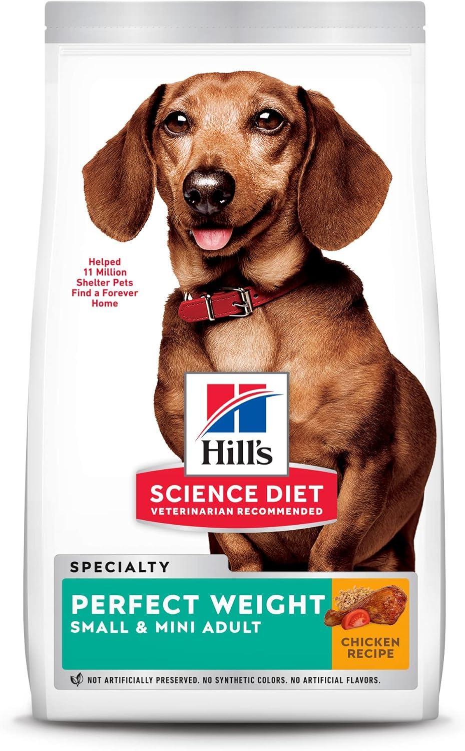 HILL'S SCIENCE PLAN Perfect Komletna suva hrana za gojazne pse malih rasa, Sa piletinom, 1.5 kg