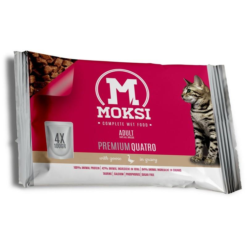 Selected image for MOKSI Preliv za mačke Guska u sosu 4x100g