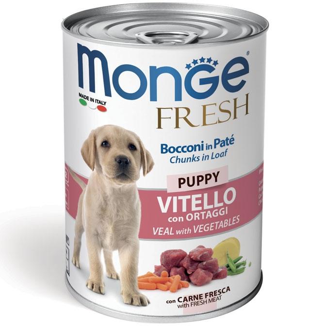 Selected image for MONGE Vlažna hrana za pse sa komadićima teletine 400g