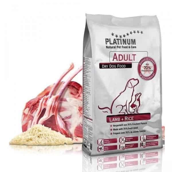 Platinum Adult Hrana za pse, Ukus jagnjetine i pirinča, 1.5kg