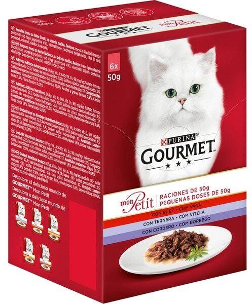 Selected image for PURINA Gourmet mon petit Vlažna hrana za mačke govedina 6/1 50 g