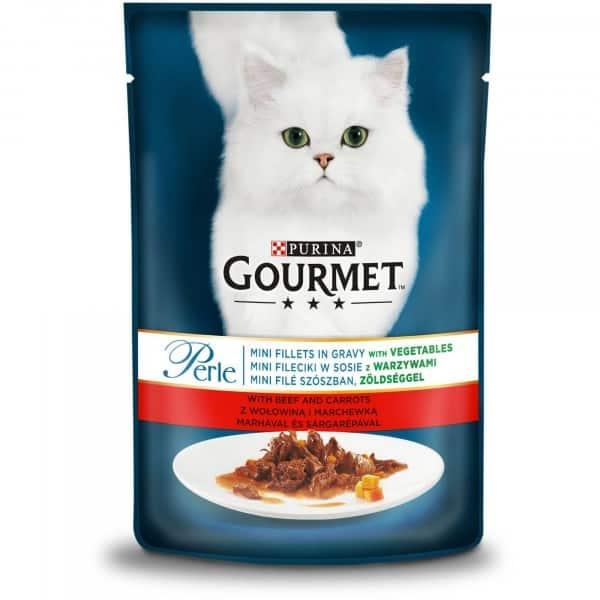 Selected image for PURINA Gourmet Perle Vlažna hrana za mačke govedina 85 g