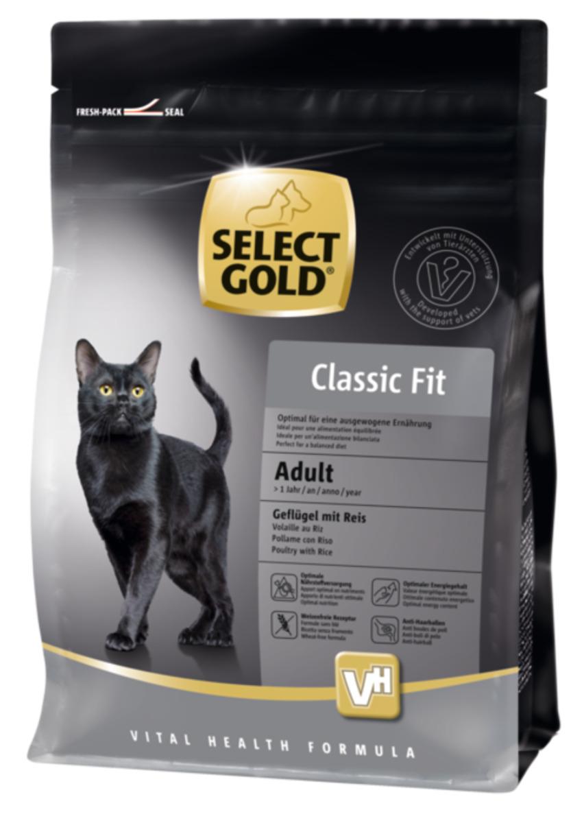 SELECT GOLD Suva hrana za mačke Cat Adult Classic Poultry&Rice 400g