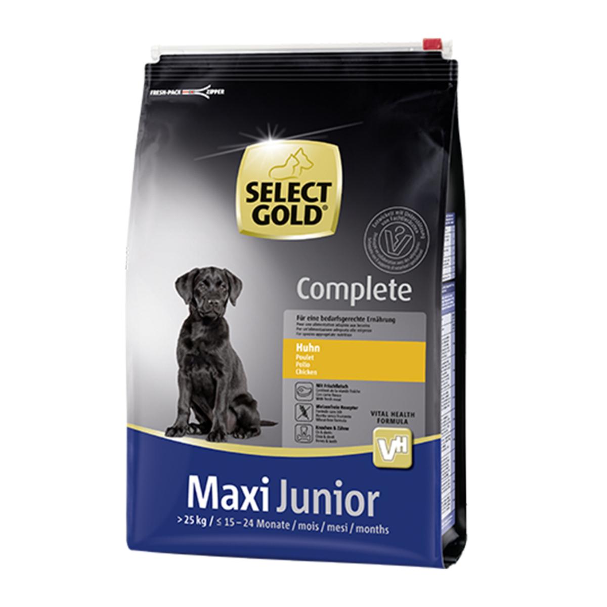 SELECT GOLD Suva hrana za pse Dog Complete Maxi Junior Poultry 4kg