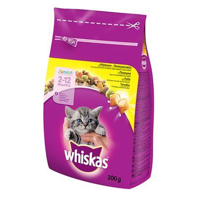 Selected image for Whiskas Suva hrana za mačke, Junior, Piletina, 300g