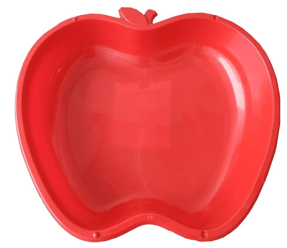 DENIS Igračka za pesak u obliku jabuke crvena