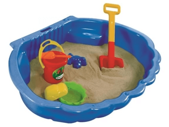 Selected image for DENIS Igračka za pesak u obliku školjke 23x108x79 cm plava