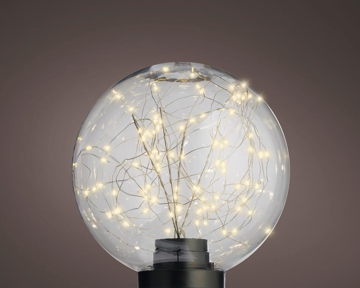 Novogodišnja dekoracija Lopta sa LED svetlom 30cm