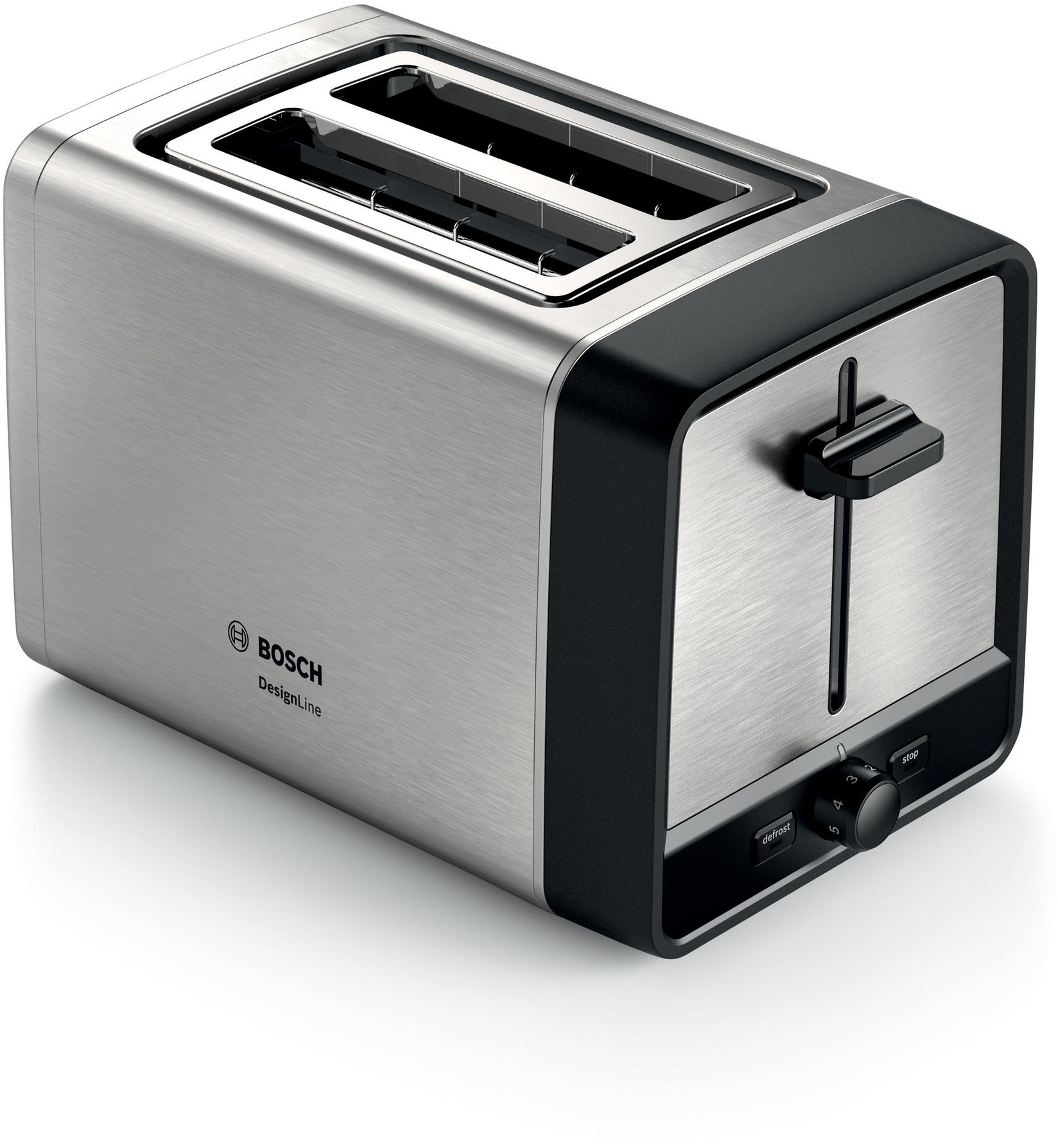 Bosch TAT5P420 Kompaktni toster, 970 W, Sivi
