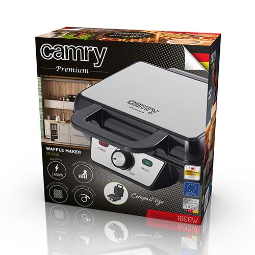 Selected image for Camry CR 3046 aparat za vafle 2 vafli 1000 W Crno