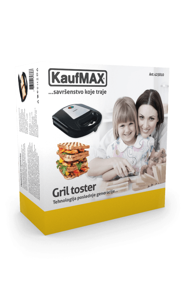 Selected image for KAUFMAX Grill toster crni