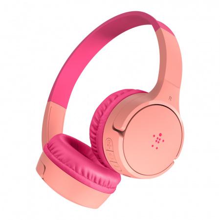 BELKIN Slušalice za decu AUD002BTPK roze