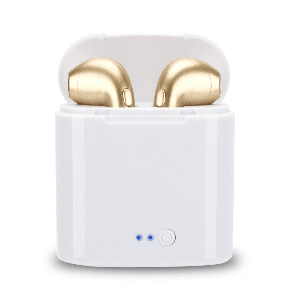 Bluetooth slušalice Airpods i7s TWS HQ zlatne