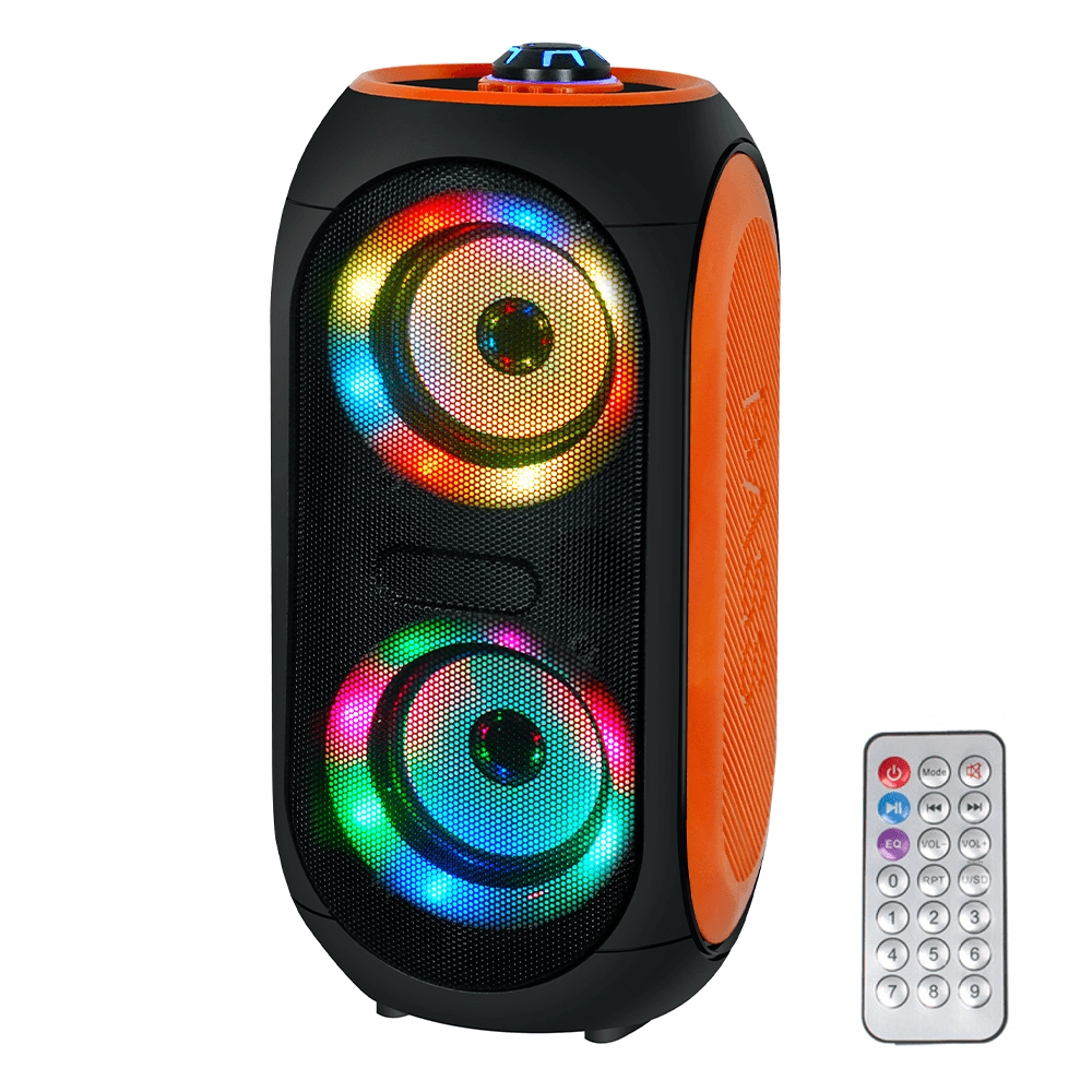 Bluetooth zvučnik P101 2x4" narandžasto-crni
