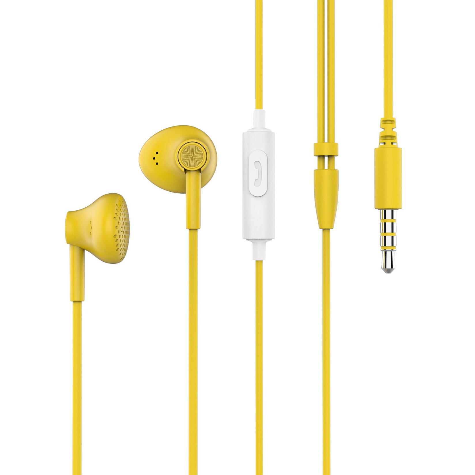 Celly PT-WDE001Y slušalice i slušalice sa mikrofonom Bubice 3,5 mm konektor Žuto
