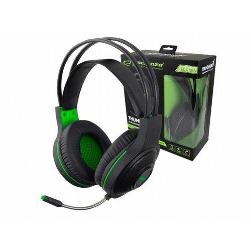 Selected image for ESPERANZA Gaming slušalice sa mikrofonom EGH430 crno-zelene