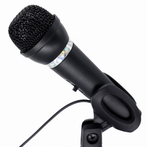GEMBIRD Kondenzatorski mikrofon sa stalkom 3,5mm crni