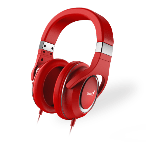 GENIUS Slušalice sa mikrofonom HS-610 crvene