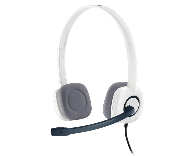 Logitech H150 Stereo Slušalice, 2.0, Bele