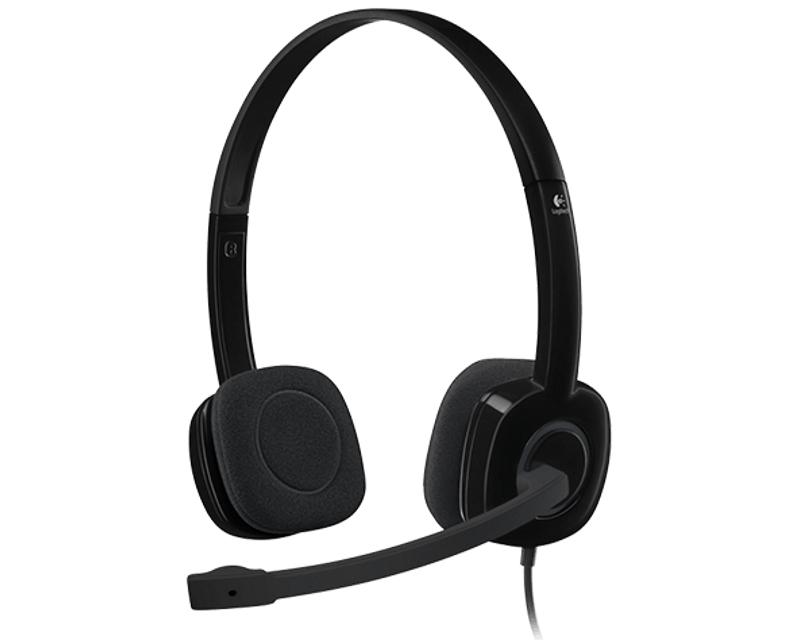 Logitech H151 Slušalice, Stereo, Crne