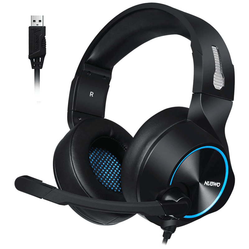 NUBWO Gaming slušalice N11U LED USB crno plave