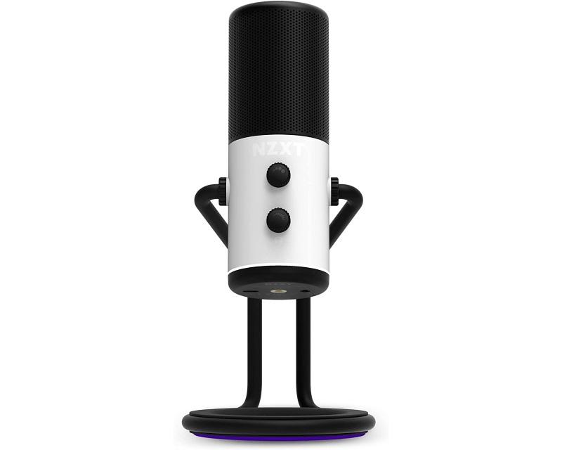 NZXT Žični USB mikrofon crni (AP-WUMIC-W1) beli