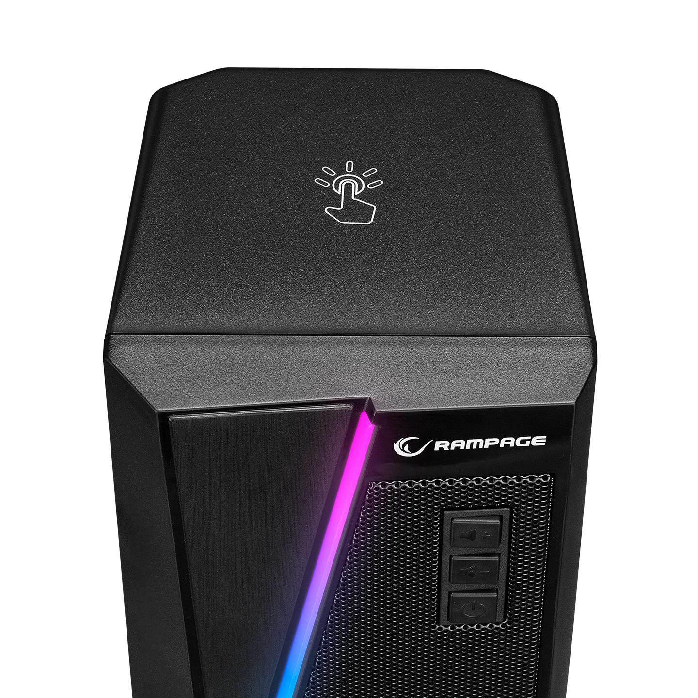 Selected image for Rampage RMS-X8 MAJESTY Zvučnici, Bluetooth & FM RGB 2.0 crni