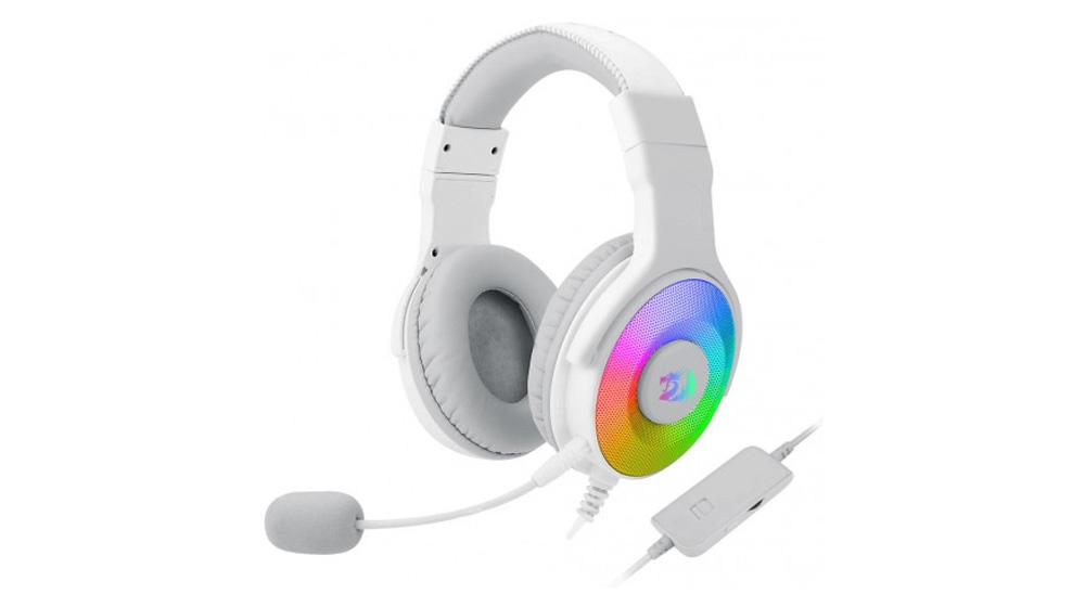 REDRAGON Pandora H350W RGB Gejmerske Slušalice bele