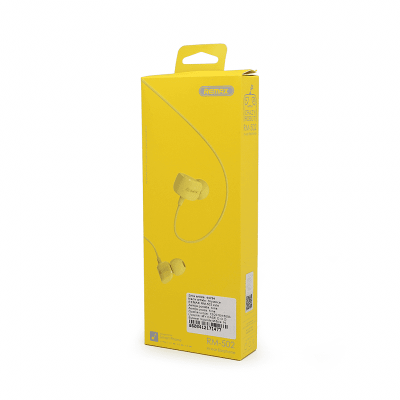 Remax Slušalice RM-502 žute