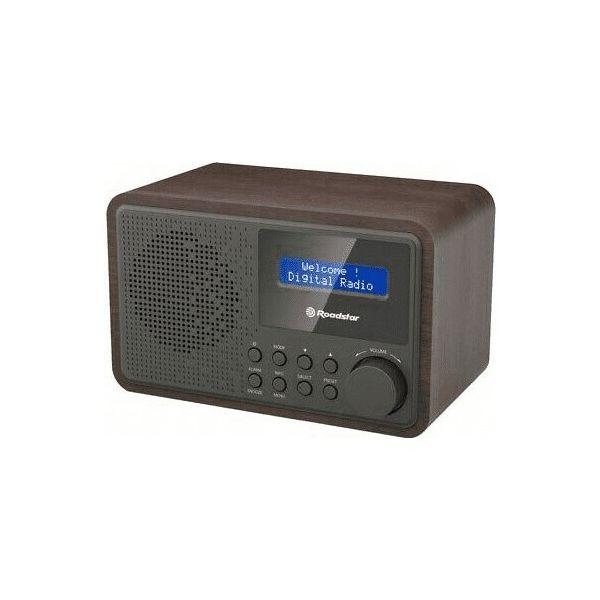 ROADSTAR Radio sa drvenim kućištem HRA700D+ braon