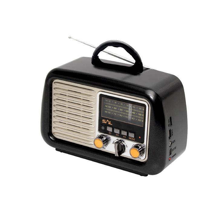 SAL Prenosni retro radio prijemnik