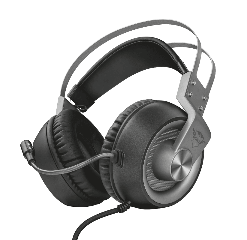 Slike Trust GXT 430 Ironn Slušalice sa mikrofonom Trake preko glave 3,5 mm konektor Crno