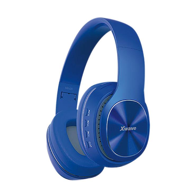XWAVE Bluetooth stereo slušalice sa mikrofonom MX400 plave