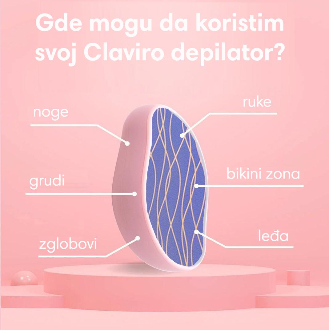 Selected image for CLAVIRO Depilator roze