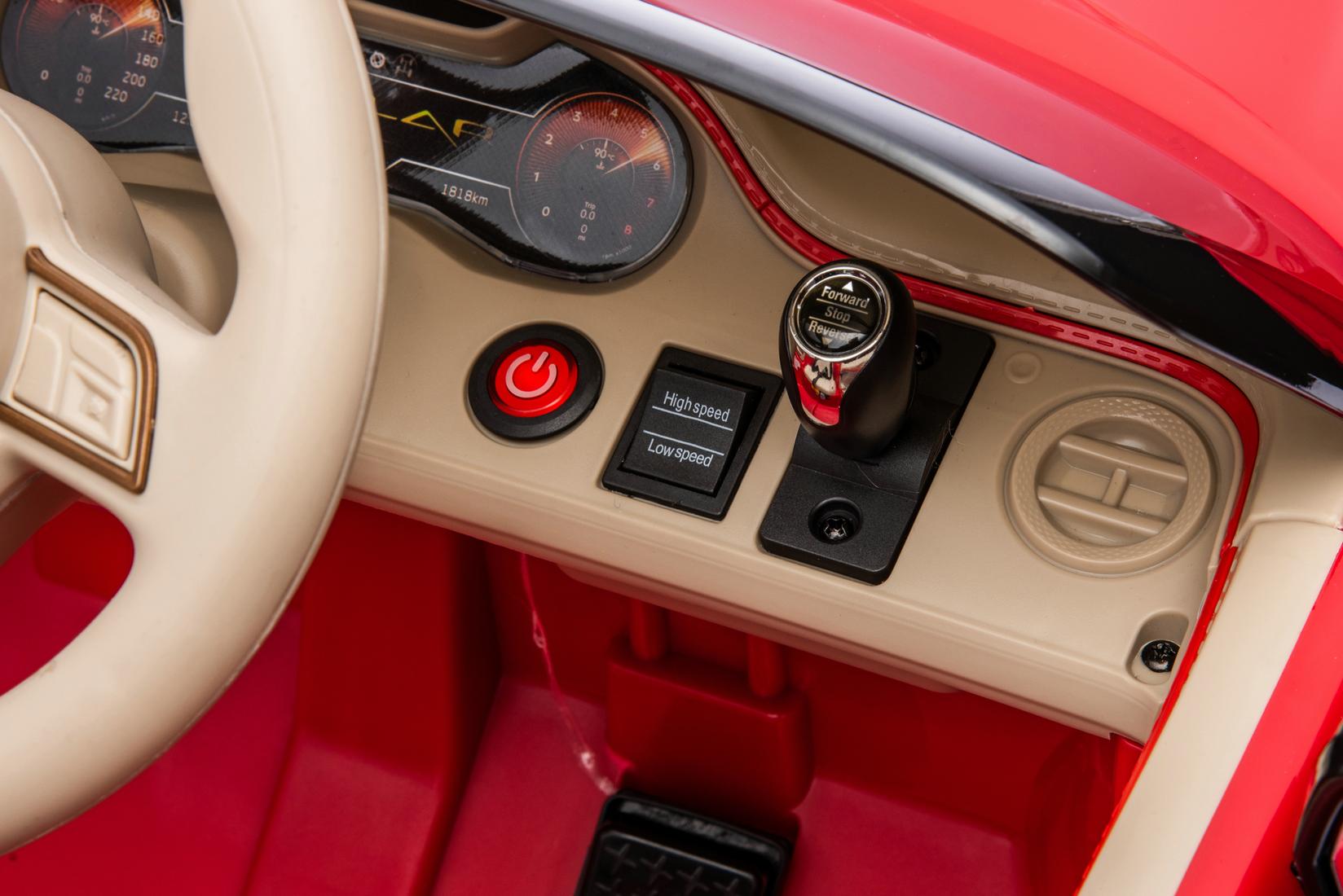 Selected image for PREMIUM STIL Dečiji automobil na akumulator Bentley Bacalar 108x65x45cm crveni