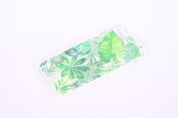 LA VIE Maska za iPhone 6/7/8 SE Green Leafs zeleno-bela