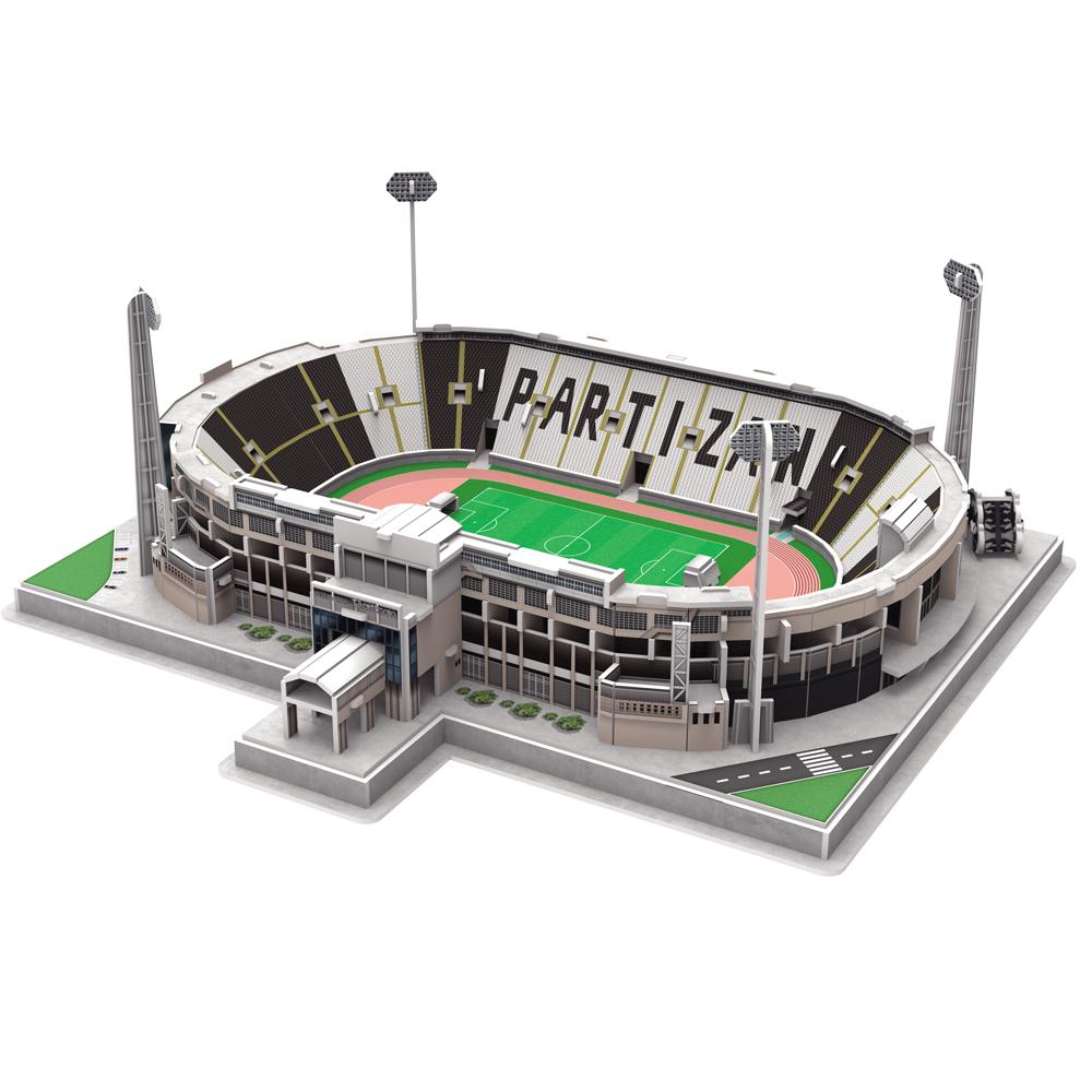 3D Puzzle fudbalski stadion Partizan
