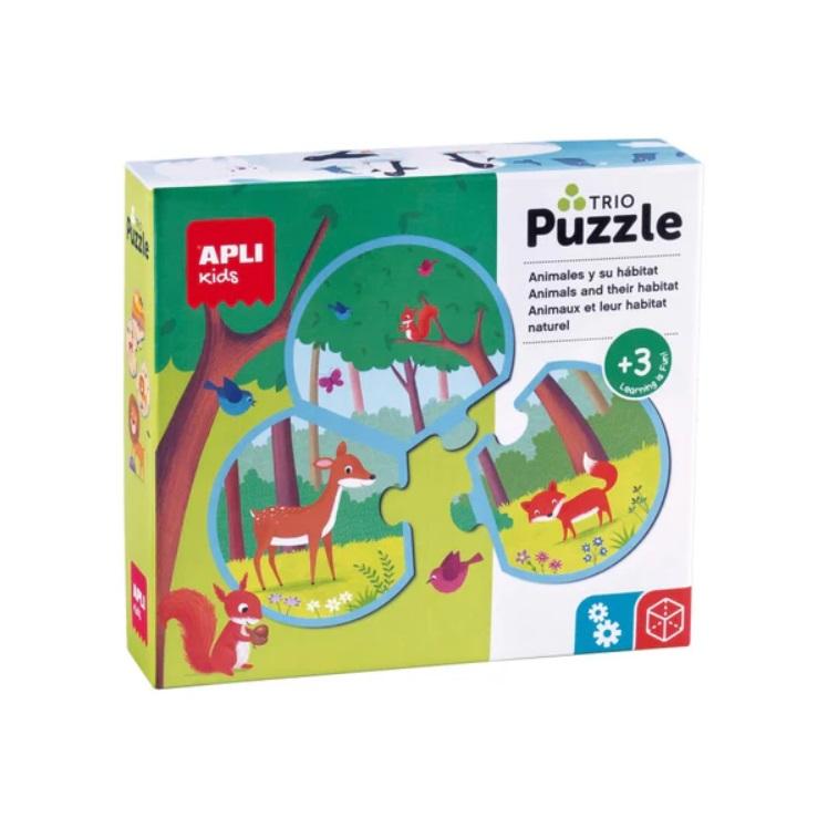 APLI Trio puzzle Životinje