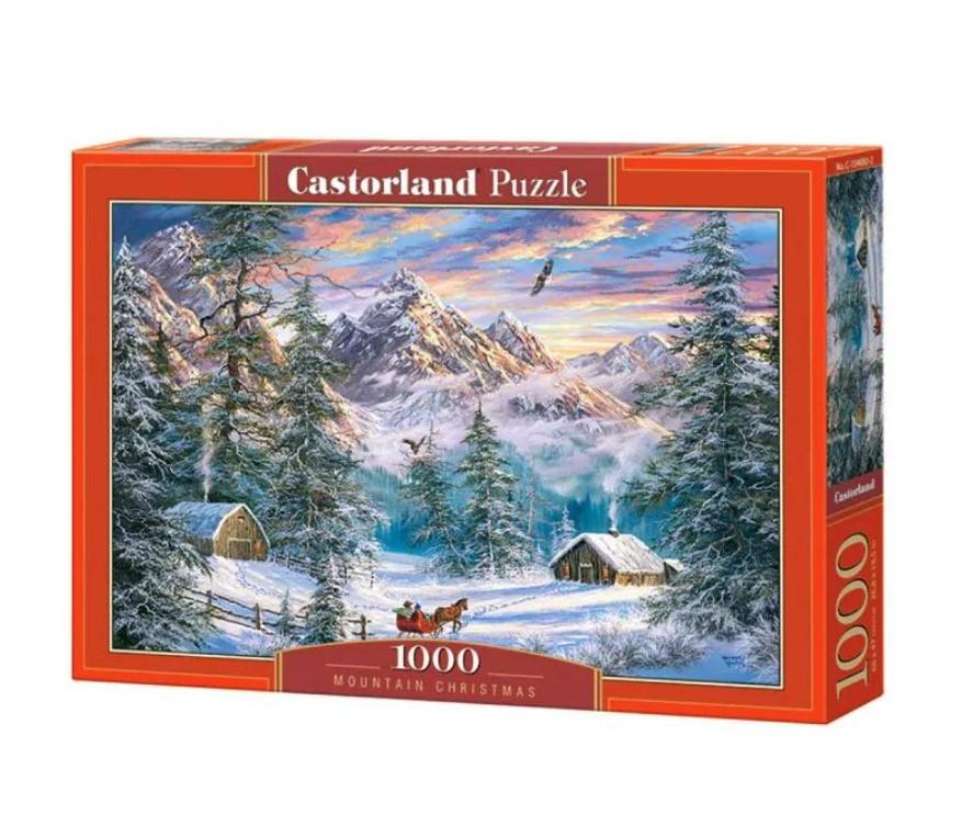 CASTORLAND Puzzle od 1000 delova Mountain Christmas C-104680-2