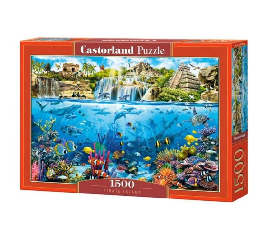 CASTORLAND Puzzle od 1500 delova Pirate Island C-152049-2