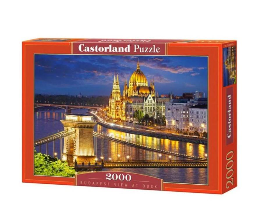 CASTORLAND Puzzle od 2000 delova Budapest View At Dusk C-200405-2