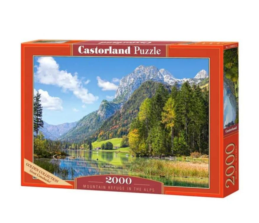 CASTORLAND Puzzle od 2000 delova Mountain Refuge In The Alps C-200832-2